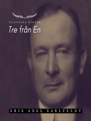 cover image of Tre från En--Erik Axel Karlfeldt